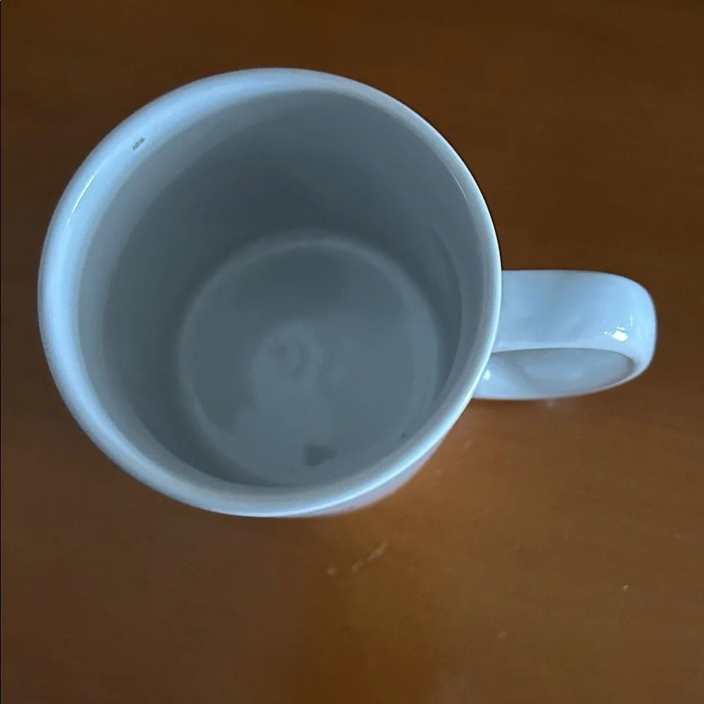 White Mug with Snoopy and Woodstock Design